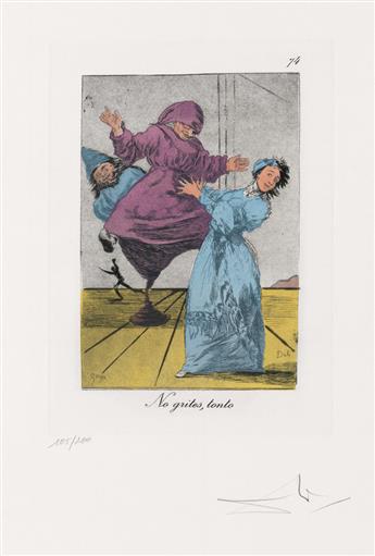 SALVADOR DALÍ Les Caprices de Goya.